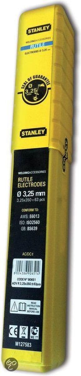 Stanley Elektroden Rutiel - 2 x 300 - 195 Stuks