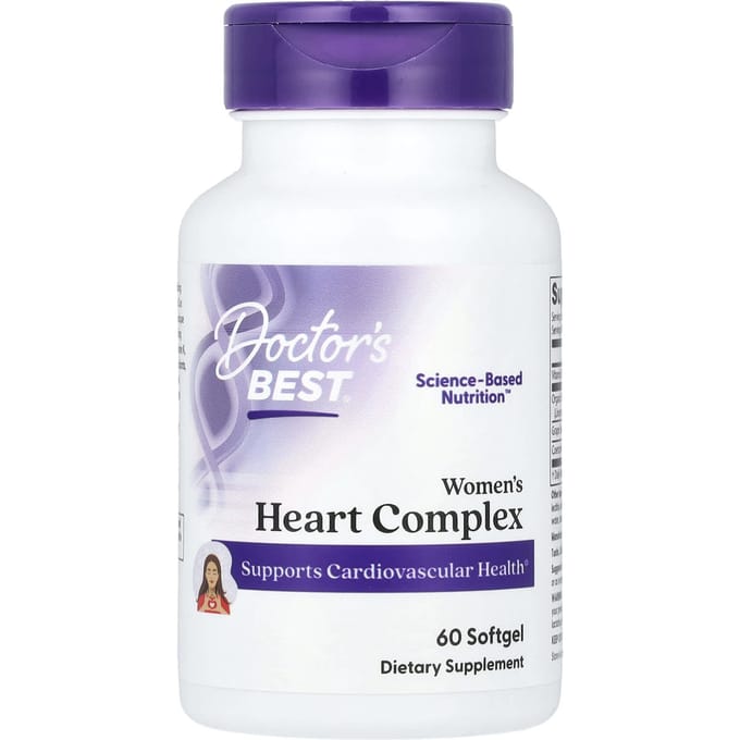 Doctor's Best, Hartcomplex voor vrouwen, 60 softgels