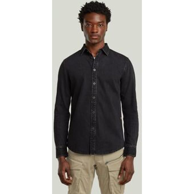 Overhemd Lange Mouw G-Star Raw D27681-D942-H497 WORN IN OYSTER