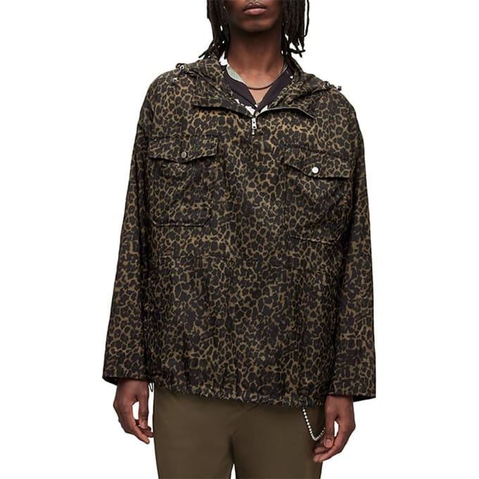 AllSaints Punta Leo Jacket Worn Brown Leo Taglia: XL | Giacche leggere Outlet | Uomo | Marrone