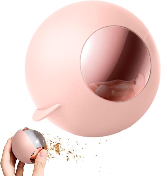 Haarverwijderaar Bal - Pluisroller Herbruikbaar - Snelle Schoonmaak - Wasbaar en Herbruikbaar - 6.8 cm Diameter - Wit Rood Groen