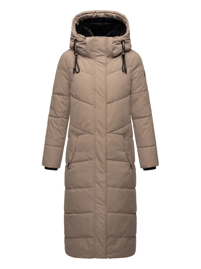 Navahoo dames gewatteerde winterjas Hingucker – Extra Lang & Warm