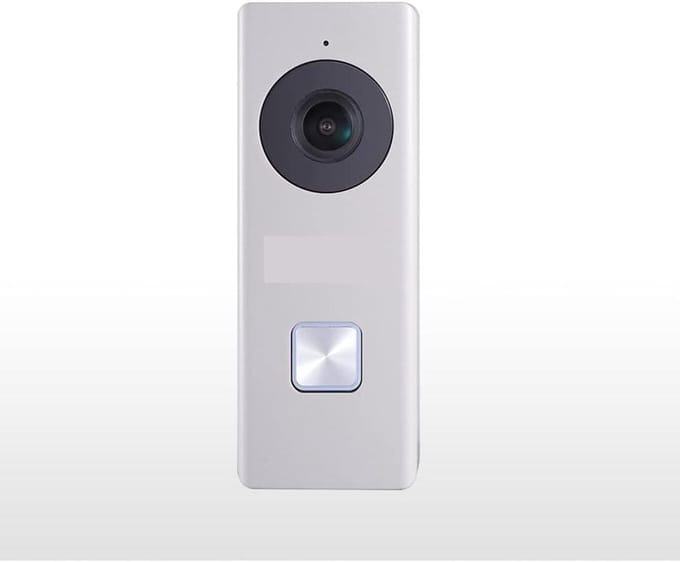 Videodeurbel - Video intercom - Thuis beveiliging - Draadloze wifi verbinding - 2MP HD camera - Wit