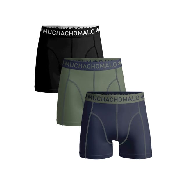 Muchachomalo - Jongens - 3-pack Boxershorts - Blauw - 122/128