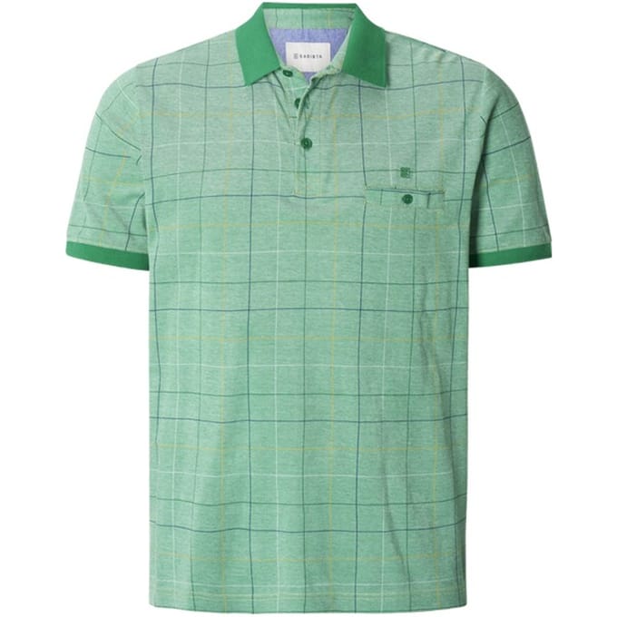 Babista herren Poloshirt - 48/50 - groen - Plus Size