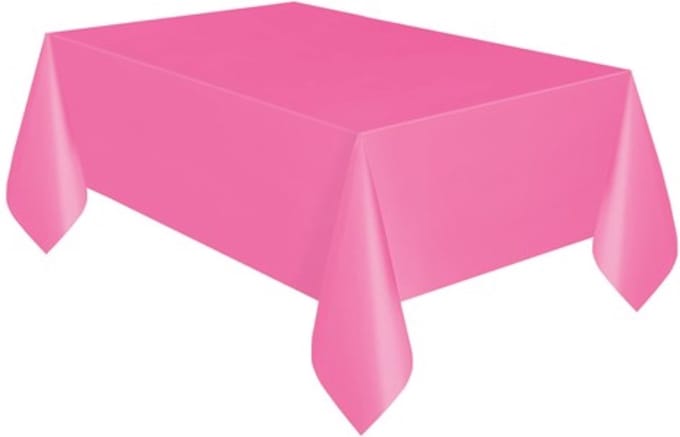 Tafelkleed - Cadebo - Hot Pink - 137x274cm - Plastic