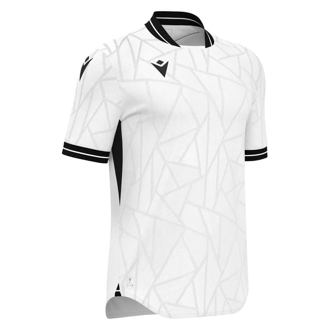 Macron Cerberus Shirt Korte Mouw Heren - Wit / Zwart | Maat: M