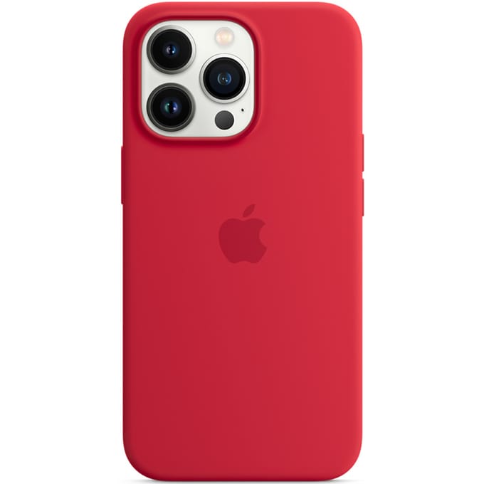 Silicone Backcover MagSafe voor de Apple iPhone 13 Pro Max - Red