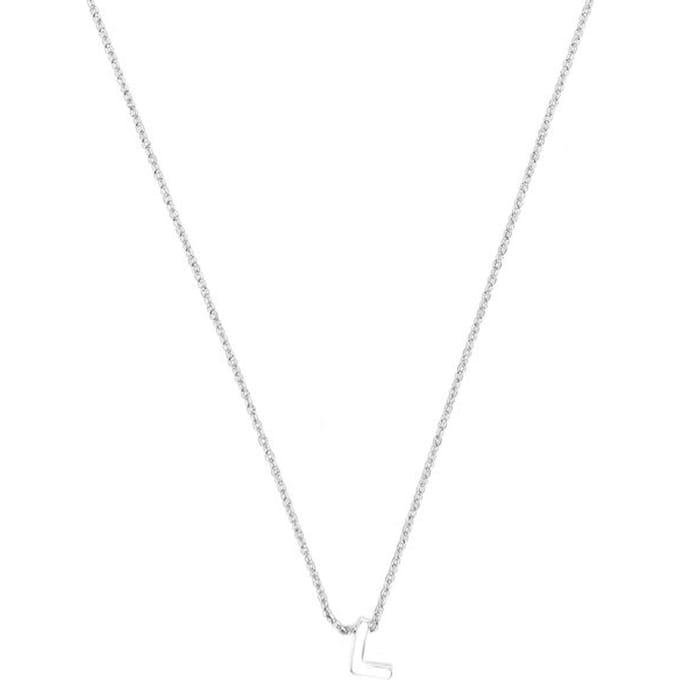 Luxenter Ketting met zilveren afwerking - Alphabet