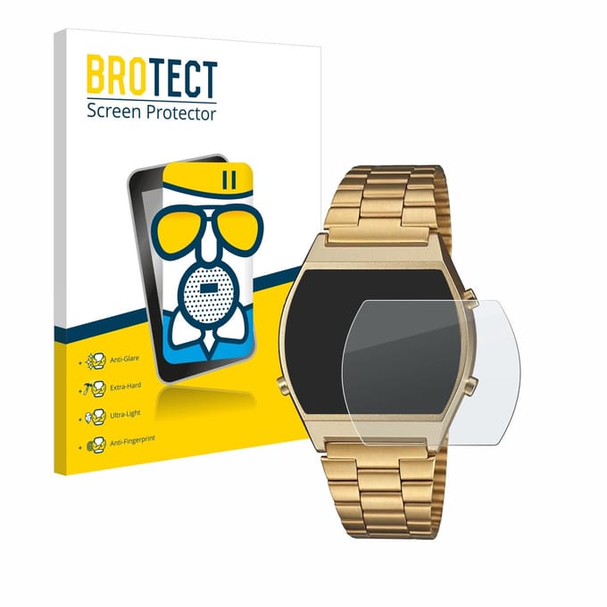 BROTECT - Screenprotector voor Casio Retro B640WB - Folie Beschermfolie Beschermglas matte
