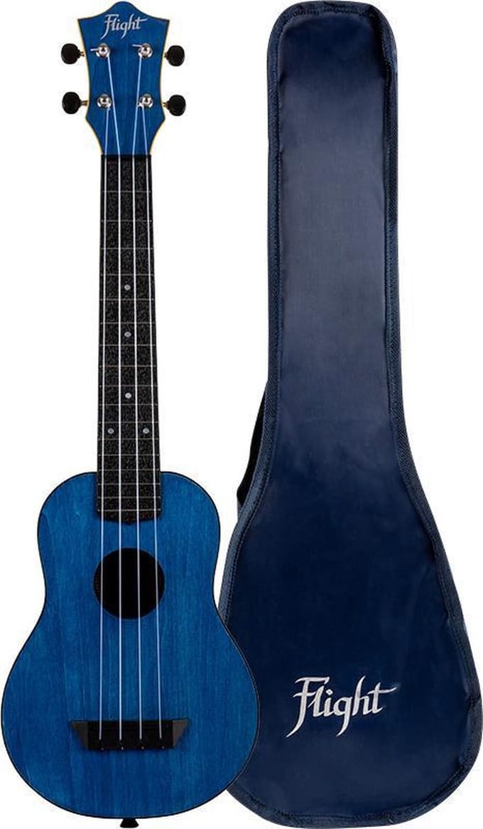Flight Longneck Sopraan - Travel Series - Donkerblauw