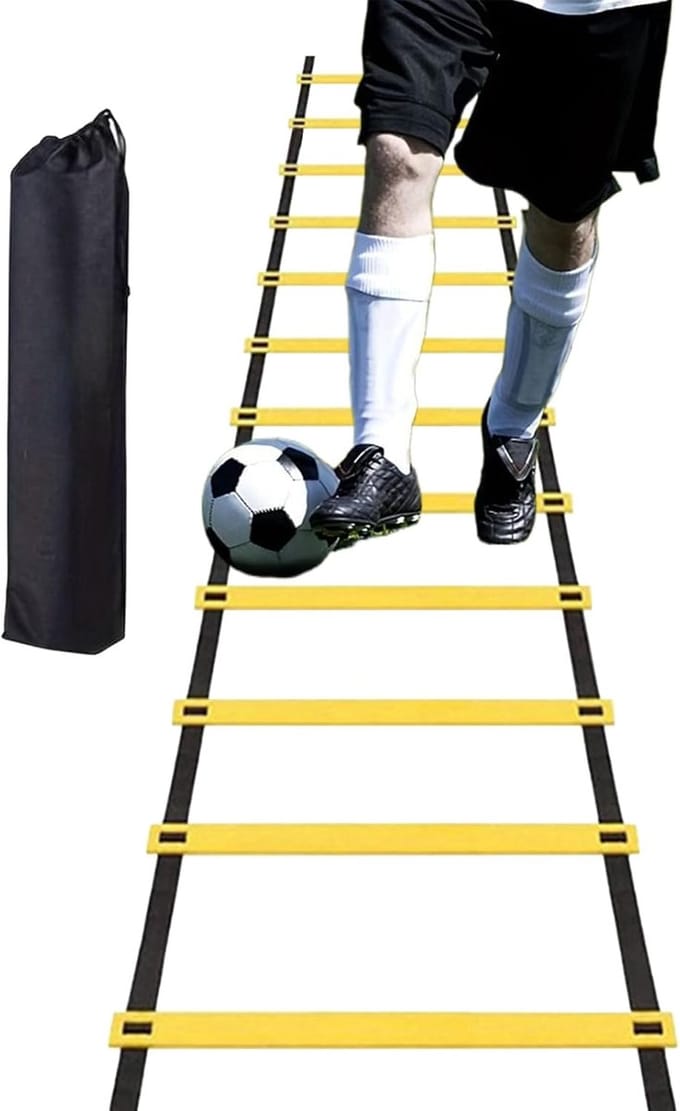 Trainingsladder - Agility ladder coördinatie - Snelle training - 12 sportieve sporten - 6 meter lang