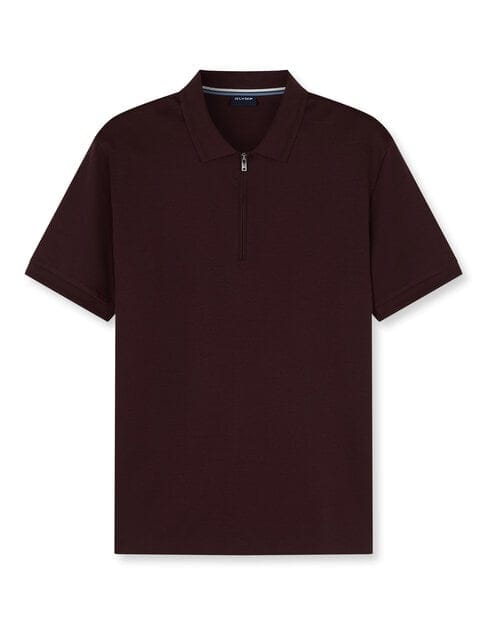 OLYMP Casual Jersey, Bordeauxrood