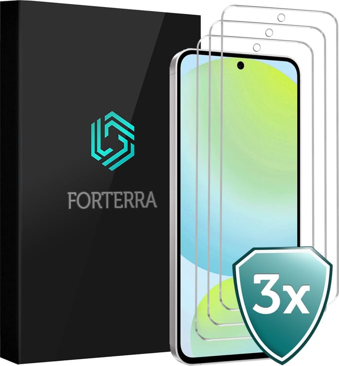 Screenprotector 3 Stuks - Geschikt voor Samsung Galaxy S24 FE - Extra Sterk - Beschermglas - Gehard Glas - Tempered Glass - Screen Protector