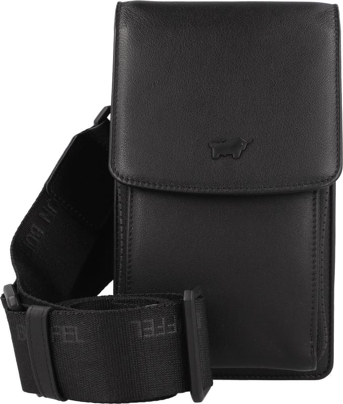 Braun Büffel Telefoontasje Capri Crossover Bag Black Zwart