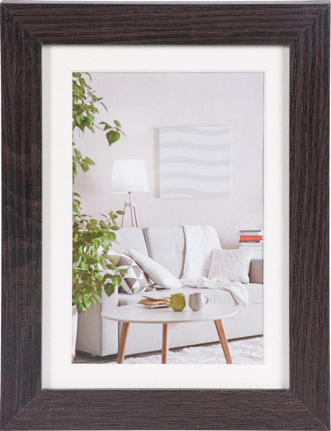 Fotolijst - Henzo - Modern - Fotomaat 13x18 cm - Donkerbruin