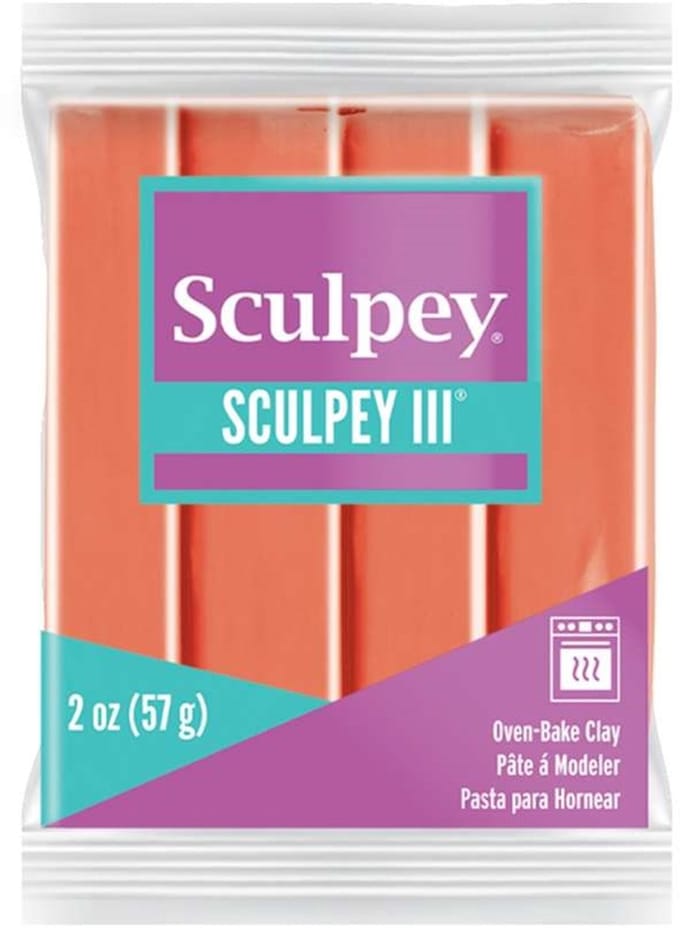 Klei III coral - 57 gr - Sculpey