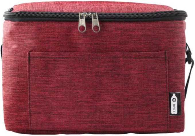 Impression Koeltas / lunchtas Isabella - voor sixpack blikjes - 3 ltr - rood - 16 x 15 x 22 cm