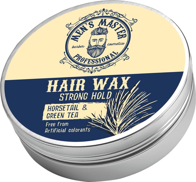 Men's Master Haarwax Mannen – Strong Hold Hair Wax – Sterke Hold, Niet Kleverig – Met Keratine en Collageen – 100 ml
