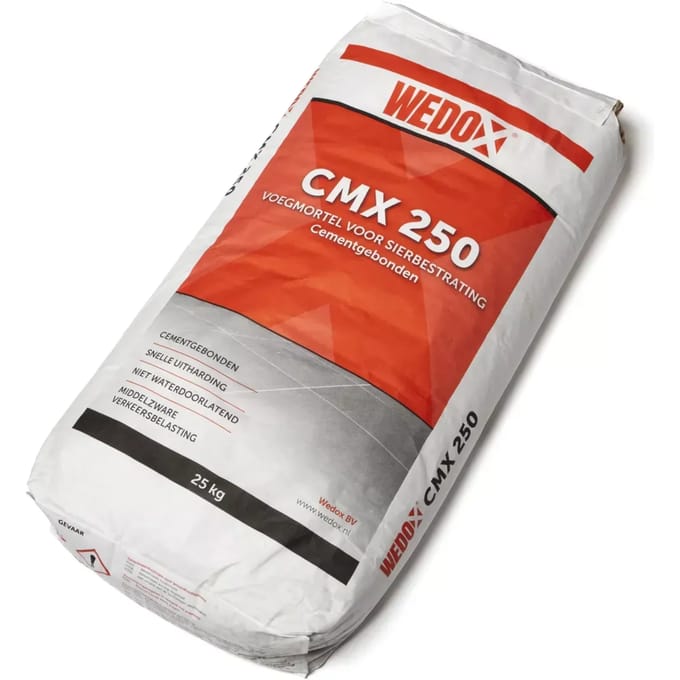 Wedox Voegmortel CMX 250 Grijs 25 kg