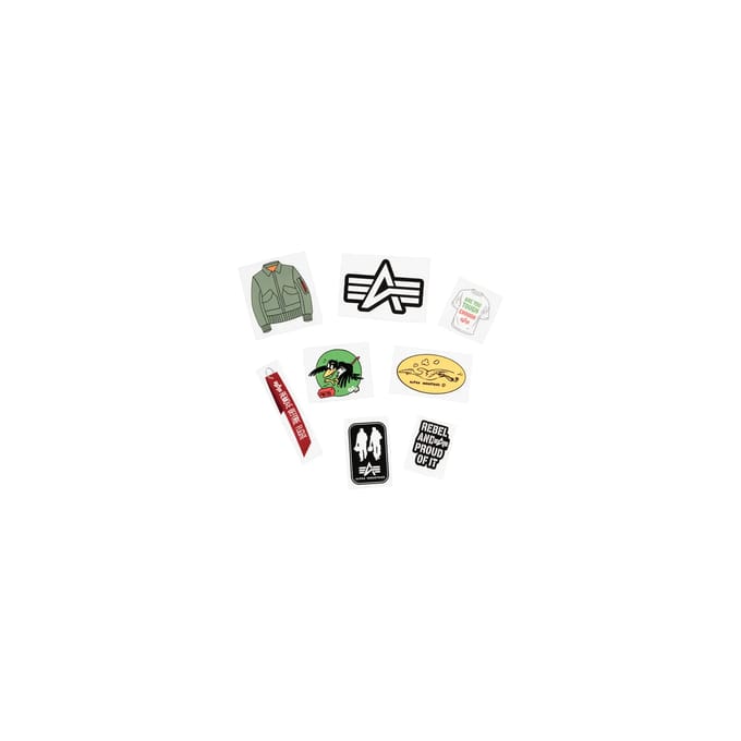 Stickers Alpha Industries (x8)