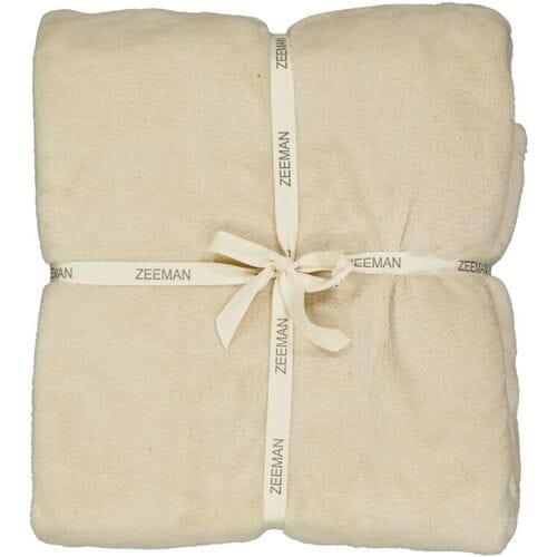 Zeeman Deken - Beige Beige One size