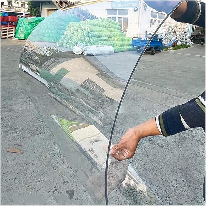 Dakplaat Polycarbonaat - Luifel Paneel - Buiten Overkapping - Slagvast UV-bestendig - 100x300cm - Transparant