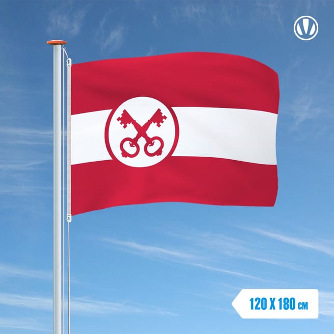 Vlag Leiden 120x180cm