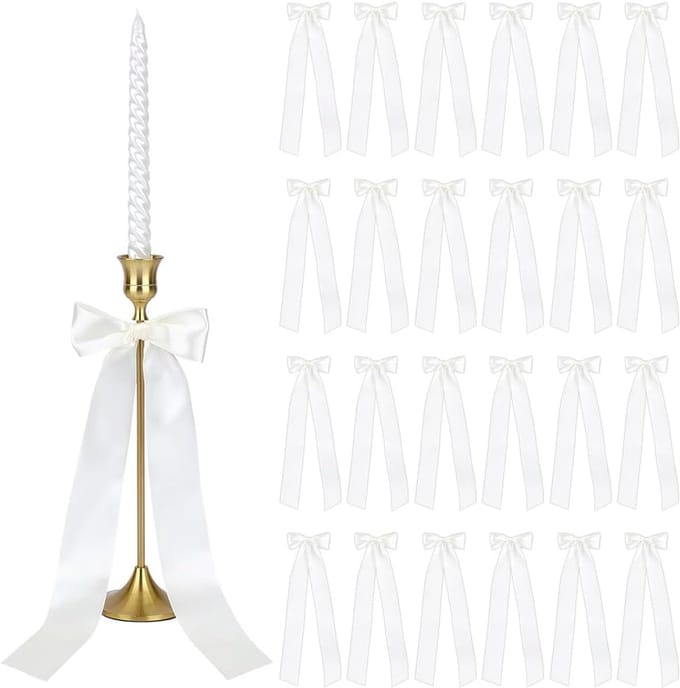 Strik Ornamenten - Hangende Decoraties - Feestelijke Aankleding - Zelfklevend Polyester - 35 x 10 cm - Beige