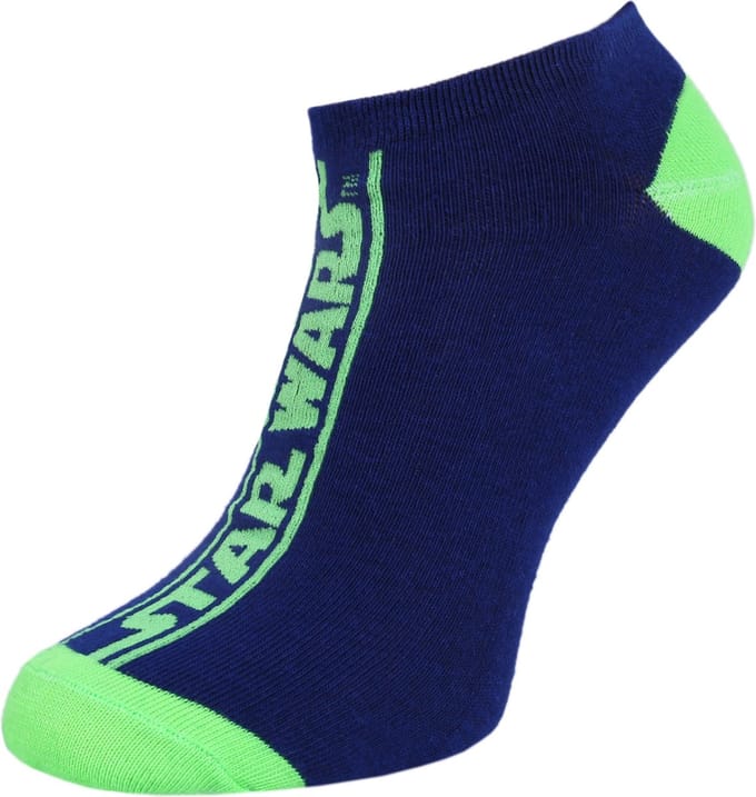 Donkerblauw-groene, heren sneakersokken STAR WARS Disney