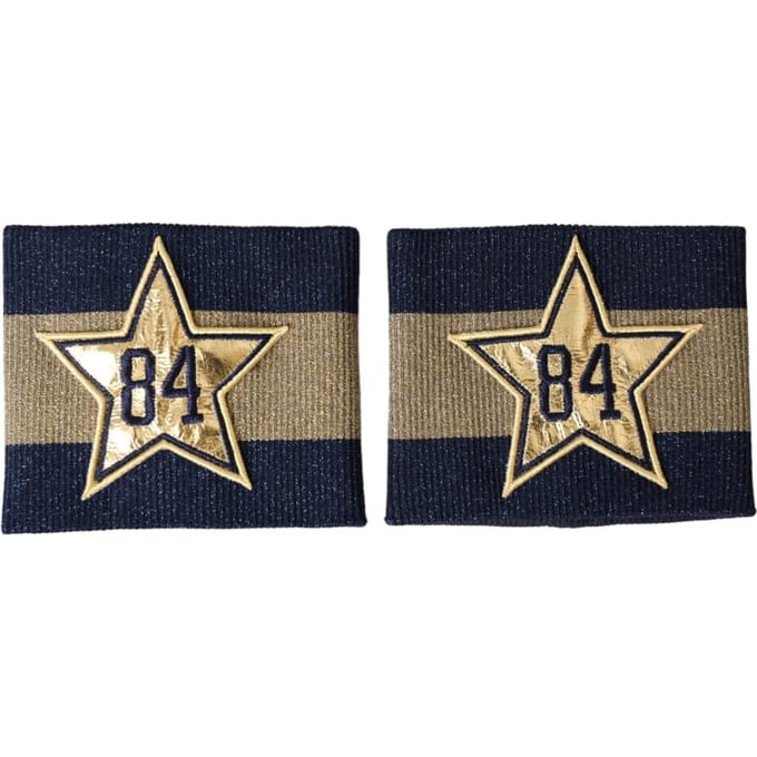 Dolce & Gabbana Zwart Goud Logo Ster 84 Viscose Polsband