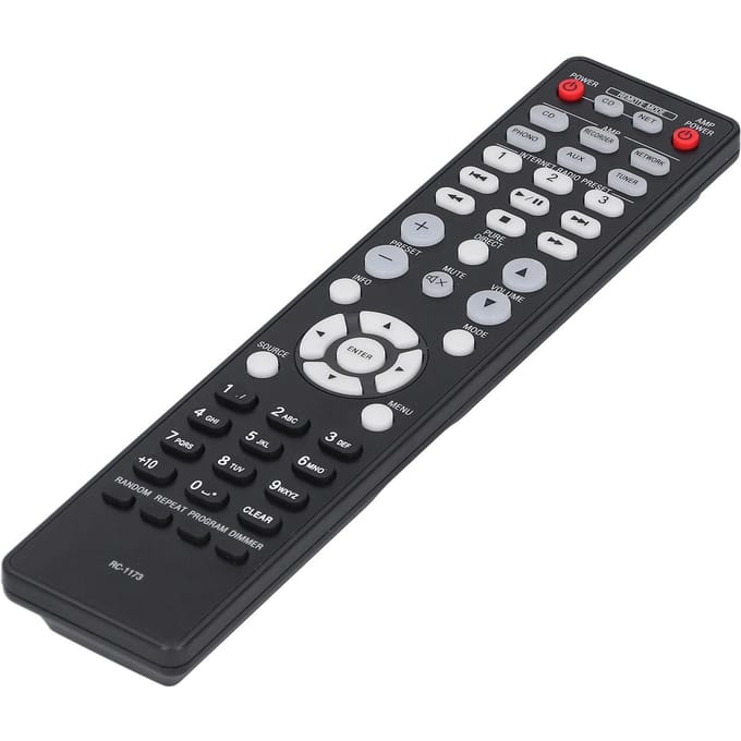 Télécommande TV de remplacement pour DENON RC‑1173PMA‑720AEPMA‑520AEDCD‑720AEDCD‑520AE gray