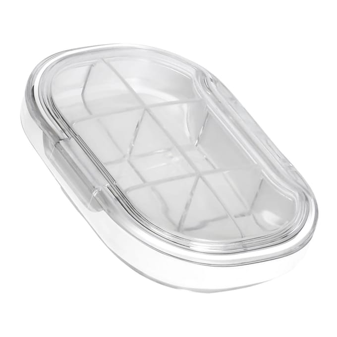 Draagbare Mini Pilendoosje Reis Pillen Dispenser Organizer Huishoudelijk Voedselkwaliteit Afgesloten Opslag wit
