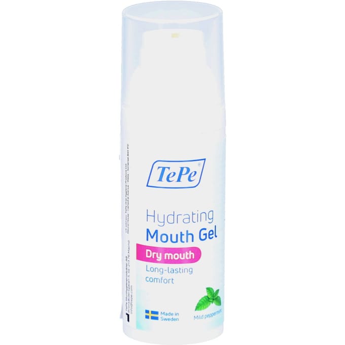 TePe Hydraterende Mondgel voor droge mond, Mild apple/peppermint – 50 ml