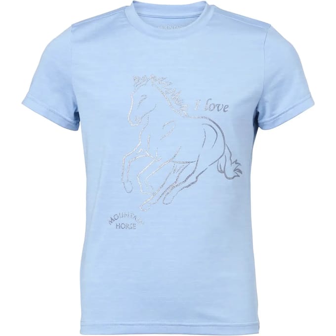 Kinder-T-shirt Mountain Horse Lovely
