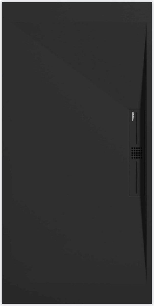 Sanifun douchebak Stone Side Black Smooth 1400 x 900 P