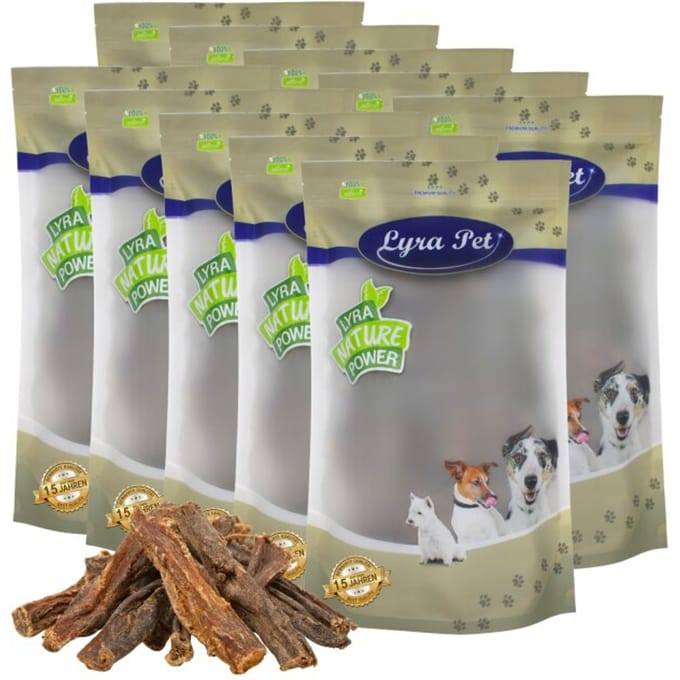 10 kg Lyra Pet® beef jerky