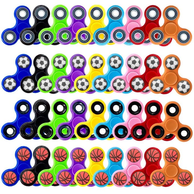 Fidget Spinners Speelgoed Groothandel Hand Fidget Spinner Angst Speelgoed Stressverlichter Sensorisch Speelgoed voor Volwassenen Kinderen Feestartikelen blue