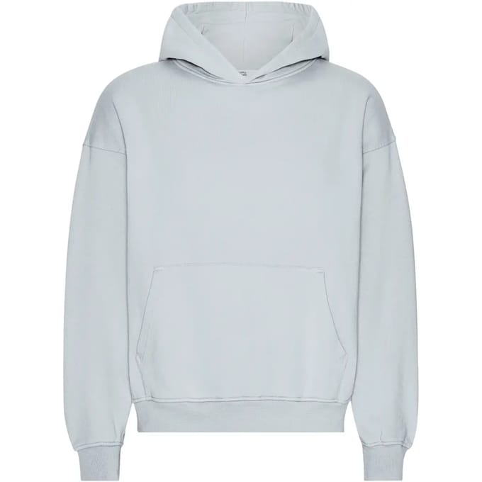 Oversized sweatshirt met capuchon Colorful Standard Organic Cloudy Grey