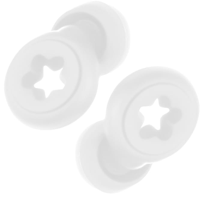 EarPlug Serie - Siliconen Oordoppen - Biały - Comfortabel - Geluiddemping tot 35 dB