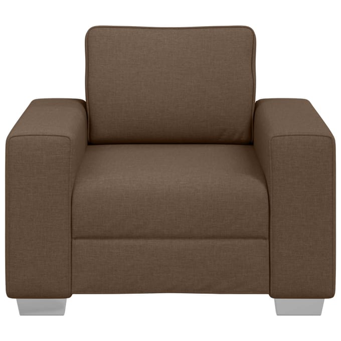 vidaXL - Sofa - Stoel - Bruin - 100 - cm - Stof