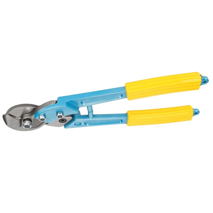 Kabelschaar Lange Arm Hoog Koolstofstaal Aluminiumlegering Geïsoleerd Handgereedschap 100mm2 blue