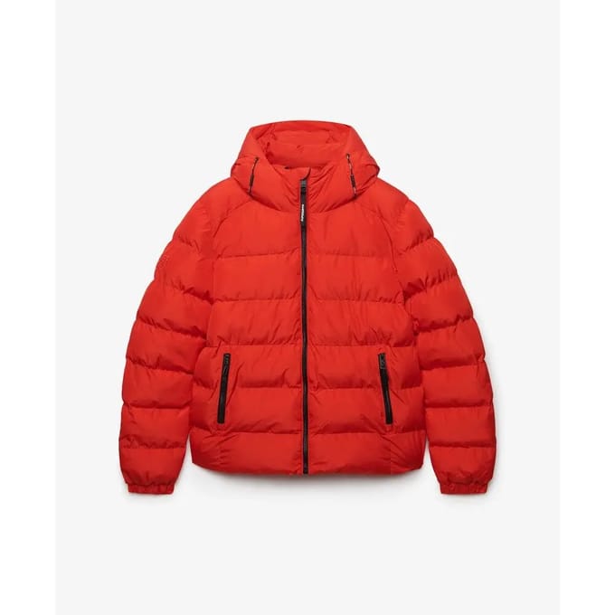 Superdry - Sportieve Capuchon Pufferjas - Heren - Gewatteerde jassen