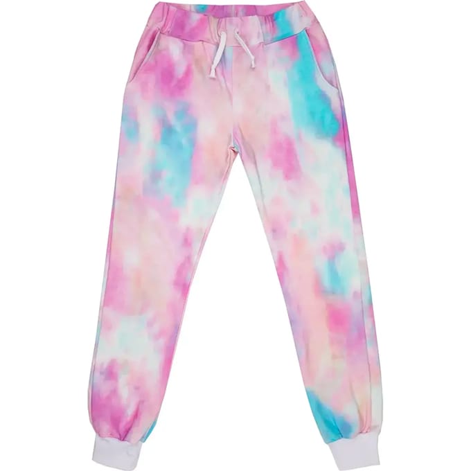 Kinderen joggingbroek Raspberry Republic Tie Dye