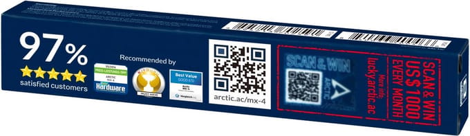 MX-4 High Performance Wärmeleitpaste mit Spachtel - Wärmeleitpaste - 2,5 g/cm³ - Blau - 4 g - 1 Stück(e) - 24 mm