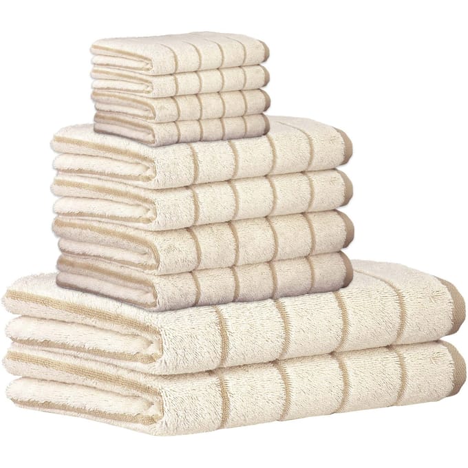 Cawoe Handdoek Balance Een maat, 50x100 Set van 10