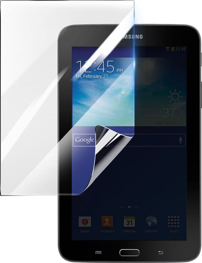 3mk, Geschikt voor Samsung Galaxy Tab 3 Lite 7.0, Schokbestendige Hydrogel Screenprotector, Transparant
