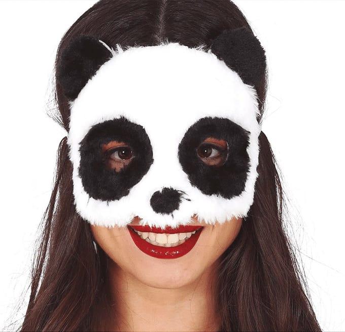 Fiestas Guirca - Masker - Panda