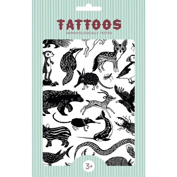 Petit Monkey tattoo's Black animals