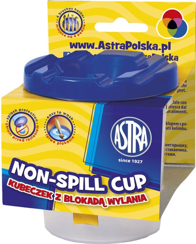 Astra – Waterbeker voor Schilderen – Met Lekvrije Deksel – Kinderkunst